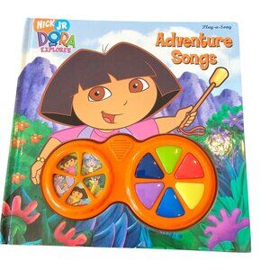 Y2K Dora The Explorer Adventure Songs Musical Book English Spanish WORKS